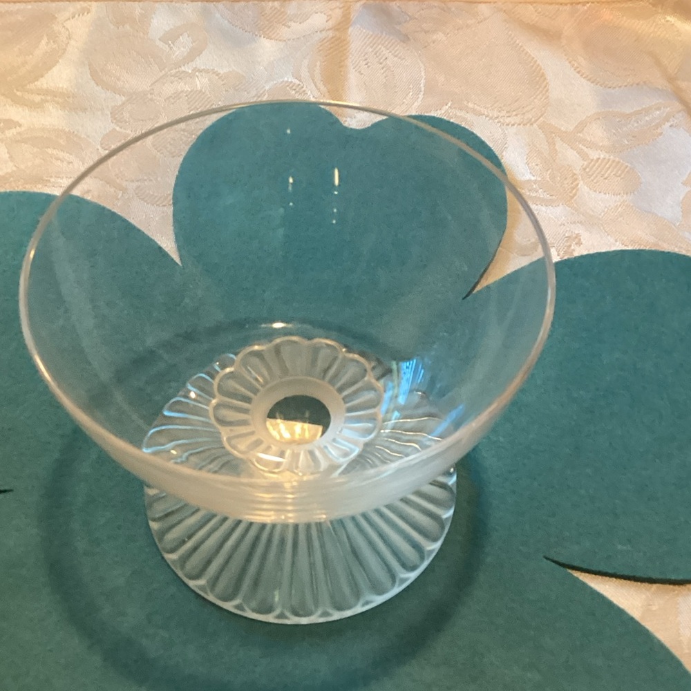 Lalique Crystal Clear Glass Bowl